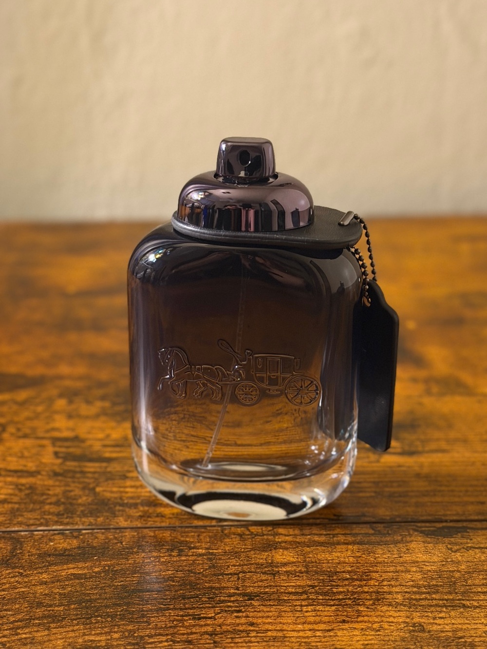 Coach Black Men's Eau de Toilette Bottle in Smoky Black Gradient